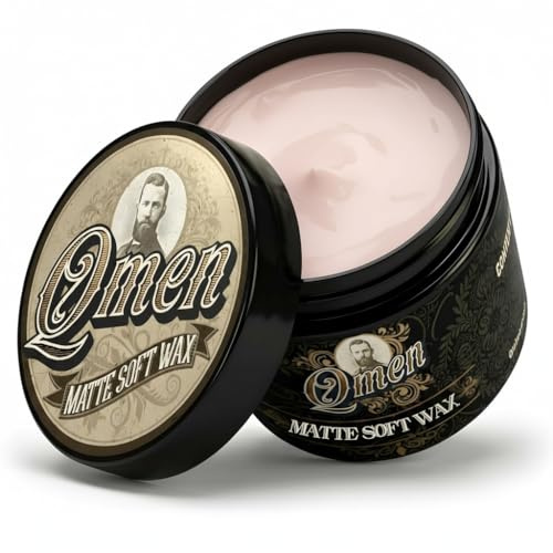 QMEN Matte Soft Wax Cera Pelo Hombre 100ml | Cera Mate Fijación Flexible para Uso Diario | Cera de Abeja Suave | Hair Wax Textura Natural | Pomada Pelo Hombre Sin Brillos | Efecto Mate