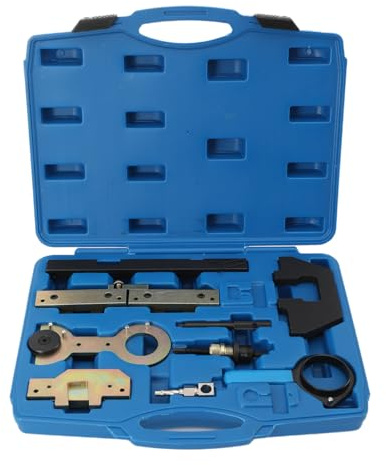 SUDEG 8Pcs Kit Doutils Réglage du Moteur, Outil de Chaîne Distribution, Outil de rivetage de chaînes de Distribution pour BMW M40 / M42 / M43 / M44 / M50 / M52 / M54 / M56