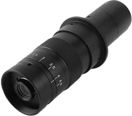 Akozon Videocamera per Microscopio Industriale USB VGA con Obiettivo Monoculare 180X, Ispezione dell'Obiettivo con Attacco C e Analisi di Gioielli