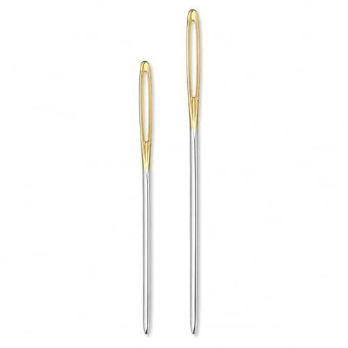4 Pcs Blunt Tip Yarn Needles, Large Eye Sewing Needles for Wool Knitting, Darning and Tapestry Projects, Includes Darning and DIY Crafting Supplies for Sewing Up Projects