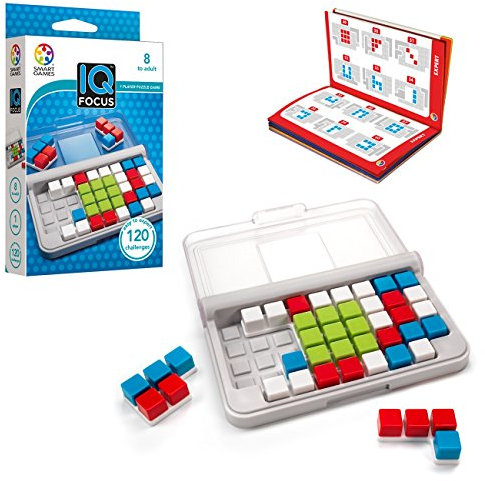 Smart Games - IQ Focus, Puzzle Game with 120 Challenges, 8+ Years