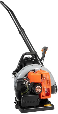 2700W Souffleuse Feuilles à Essence,63cc Souffleuse à Feuilles Professionnelle 2 Temps 0.3m³/s Vitesse Ajustable pour Souffler Feuilles Copeaux Bois Poussière Débris Jardin l'herbe Coupée etc