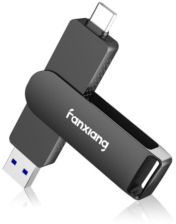 fanxiang Extern SSD 1TB USB C 3.2 Gen2x2 upp till 2000 MB/s + typ A 3.2 Gen2 upp till 1050 MB/s - bärbar SSD för iPhone 15/16/17, PC, smart telefon, laptop, Xbox, PS5 etc - FF951