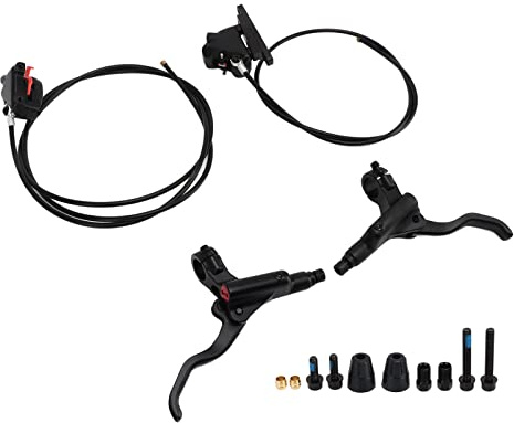 Adfaga Kit per manico del freno per bici in lega in lega anteriore leva del freno per biciclette posteriore set di trasmissione piatta per manutenzione per biciclette per strada du