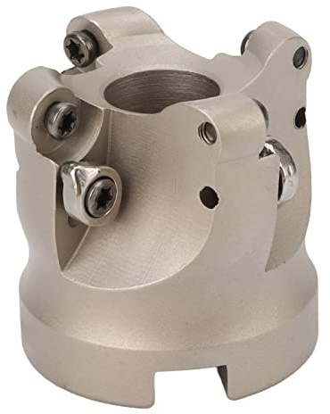 Spacnana Spacnana Fraise à Surfacer, Matériau 40cr, Forte rigidité, Fraise CNC à 4 Cannelures pour les Tâches d'usinage et d'ébauche de Précision des Métaux