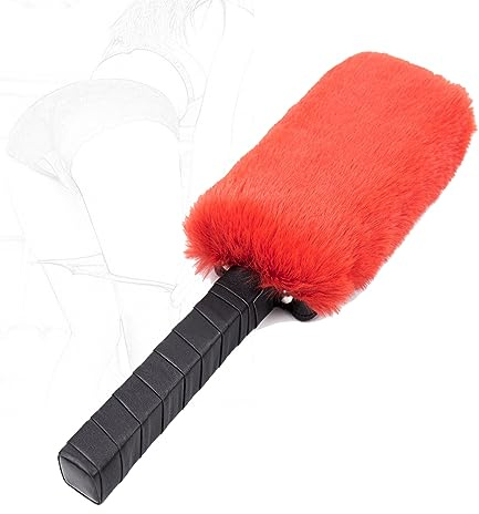 JiXGzAo Fouet À Palette BDSM Fouets En Bois Avec Manche Antidérapant Fouets En Bois Avec Plumes Chatouilleur Fétiche Flogger for Massage Du Corps De La Poitrine Jouet Sexuel for Couples