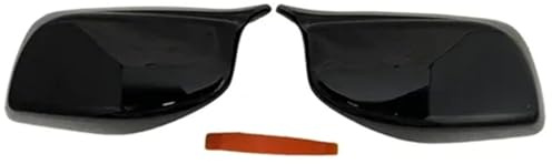 Dörrspegelkåpa För BMW För E60 E61 E63 E64 5-serie Modell 2004 2005 2006 2007 2008 1 Par Bil Bakdörr Vingspegel Sidospegelkåpor Sidospegelhölje(Bright black)