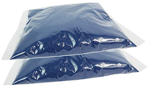 Ghisi Walter Sabbia Colorata Decorazione Sottile 0,4-0,7 mm 2 kg (Blu Notte)