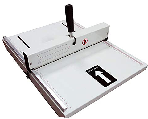 TEmkIn A4-Rillmaschine, 350 mm, manuelle Rillmaschine, Album-Grußkarten-Cover, faltbar, schwere Metall-Crimpmaschine