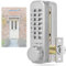 CUTULAMO Digital Mechanical Code Door Lock, 4 to 7 Digits Double Sided, Waterproof, 30 to 60Mm Door Thickness