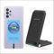 REPALY Receptor de carga inalámbrico para Samsung Galaxy A12 A22 A32 A42 A52 A72 4G 5G Adaptador externo tipo C con soporte cargador plegable