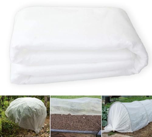 Garden Plant Fleece Cover 2m x 5m, 35gsm Horticultural Fleece Protection