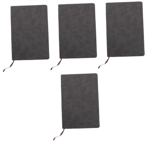 VILLCASE 4 Stück 2022 Kalenderbuch Kalenderplaner notizbuch auflisten spiralförmiger Notizblock Agendaplaner schülerkalender kalender für Geschäftsbuch A5-Planbuch Papier Grey