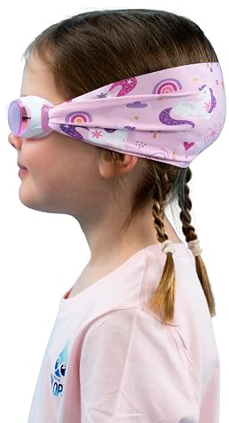 Lunette piscine WATERPLOPS - Lunette natation bandeau piscine oreille enfant, ne tire pas les cheveux [ Lunettes piscine enfants & adultes ]