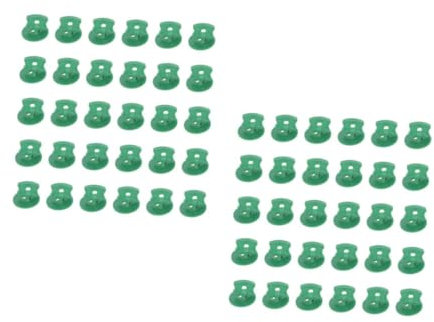 JOINPAYA 2 Sätze Gewächshaus Befestigungsschnalle Befestigung Gartenschnalle Gewächshauszubehör Gewächshaus Clip Pflanzenverbinder Gewächshaus Festschnalle Pflanzen 50 Stück * 2