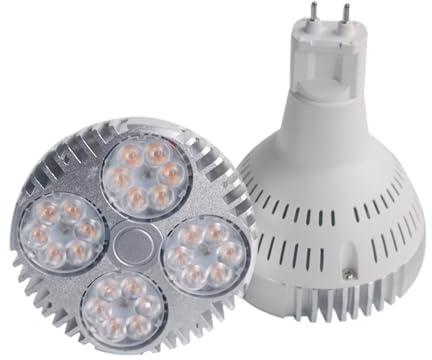 JCKJWL Lampadina a LED a mais G12 Par30 30W Lampadina a faretto E27 Base della lampada Lampadina a LED 3000-6000K Illuminazione di grandi aree(Cool White 6000K)