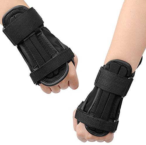 TXJ Sports Wrist Guards Wrist Palms Protective Flexible Wrist Support for Snowboarding, Skating, Rollerblade Unisex Design Fit for Kids/Youth/Adult