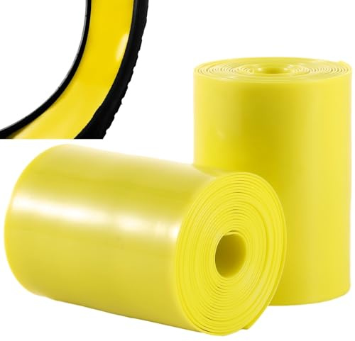 Sacolin 90,6 x 8,15 x 0,04 tum tub skyddsremsa, punkteringsåkningar, tubskydd, 2 st däckfoder, TPU-kvalitet extruderade skyddsdäck foder