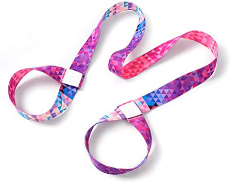 Calayu Tragegurt Yogamatten, tragbares elastisches Yoga-Band Fitnessband Yoga-Matte Schultergurt