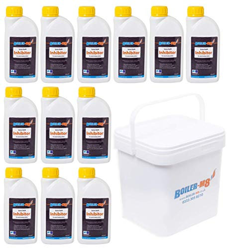 Boiler-m8 Central Heating Inhibitor Concentrate Fluid Prevents Corrosion and Lime Scale Improves Efficiency and System Life Pack of 12 500ml