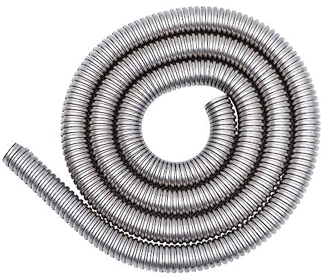 Alipis Manchon De Câble Fileté Métal pour Tuyau Domestique Protecteur Flexible Et Résistant Aux Abrasions