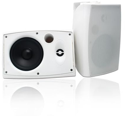 Herdio 6,5 Pollice Bluetooth Altoparlanti da esterno Casse 400 Watt Diffusori Per Camper, Giardino