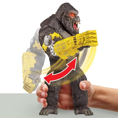 Giochi Preziosi Godzilla Per Kong Il Nuovo Impero - Kong Gigante 35 cm Articolato, Altamente Dettagliato Con Luci Suoni E Funzione Sferra Colpi, Per Bambini A Partire Dai 4 Anni, Come Nel Film