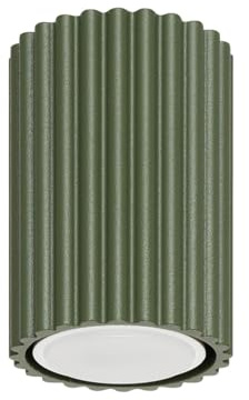 Sollux Lighting KARBON Modern – Taklampa – Mångsidig belysningsarmatur i aluminium – GU10, Max 10W LED, IP 20 – Glödlampa ingår ej – 1x Ljuskälla – 6,5x6,5x10cm, Olivgrön