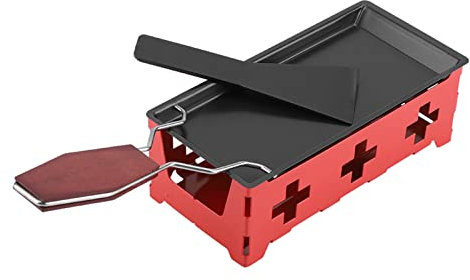 Set di Teglie da Forno Antiaderenti Portatili per Raclette Al Formaggio per Utensili da per la di Casa, Mini Griglia per Raclette Al Formaggio per Riunioni di