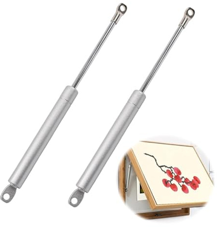 wilcractk Muelle de gas para muebles, amortiguador de gas con núcleo de cobre 40N, 2 unidades, para armario plegable, cama abatible, muebles de cocina, ventanas y áticos, elevación suave y apoyo