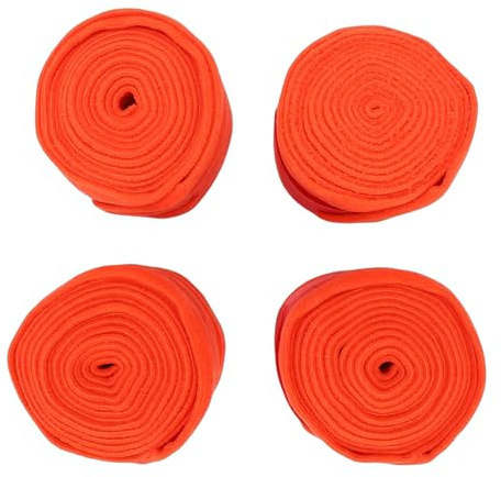 Envolturas para Piernas de para Caballos, Forro Suave, Soporte Cómodo para Actividades Ecuestres, 4 Vendajes para Patas de Caballo para Caballos (Rojo)