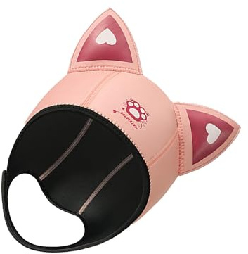 QUILSTM Cute Cat Ears Diving Cap Waterproof Wetsuit Hood Women Children