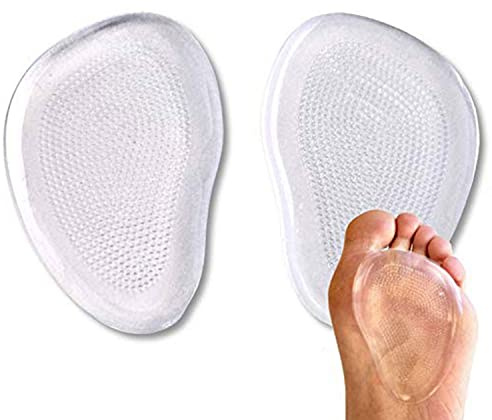 Pedimend™ 2 Pairs High Heel Comfort Insoles for Pain | Gel Cushions for Feet | Gel Shoe Inserts | Pads for Feet | Non Slip Inner Shoe Sticky Gel Pads | Foot Care
