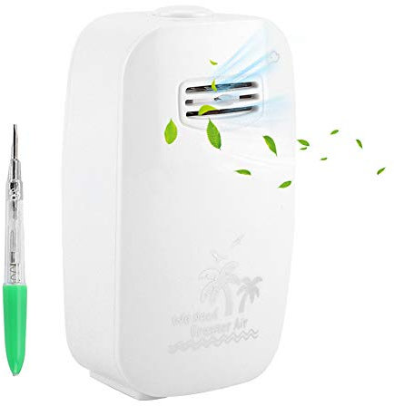 Negativ Ionen Generator Portable Luftreiniger Silent Ionisator Reiniger Desktop Rauch Geruch Geruch Eliminator Remover Sterilisation Desinfektionsgerät für Home Office Auto Spa (Bianca Spina Eu)