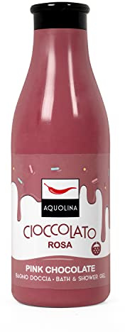 Aquolina Duschgel rosa choklad. Krämigt, lätt skumbad som absorberas snabbt – 500 ml