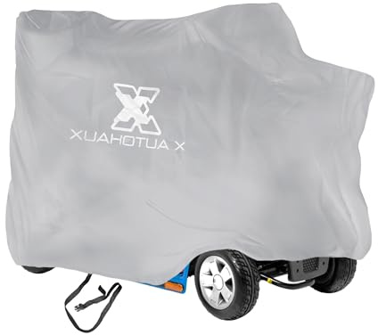 INFINAUTO Funda para scooter de movilidad con protección contra la lluvia, diseño elegante, color gris