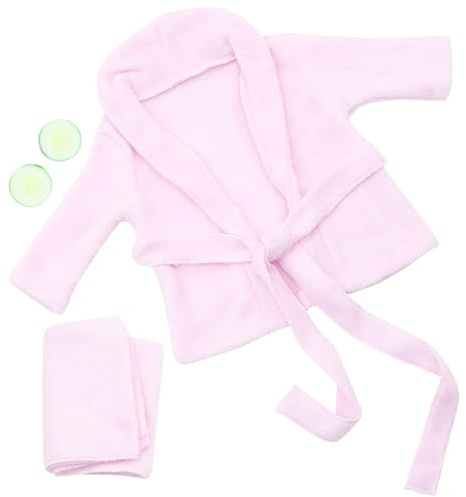 SEWACC Peignoir pour Bébé en Polaire Corail, Accessoire Photo Naissance Adorable Motif Concombre, Confortable et Respectueux Peau, pour Séance Photo Amusante