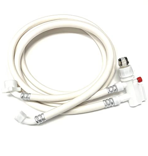 Shark Industrial 6 FT Countertop Dishwasher Fill and Drain Hose Kit with faucet adapter for all major brands (6)