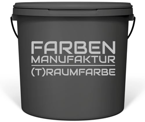 Farben Manufaktur Peinture murale pour intérieur Gris mat RAL Profi Couvrant directement 5 l Couleur : RAL 7000 Gris clair