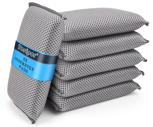 Insektenschwamm Auto Reinigungsschwamm Set, Bug Remover Sponge Insektenentferner - löst Insektenreste schonend & effektiv von Glas, Lack & Kunststoff - für Auto Motorrad Außen Reinigung Pflege