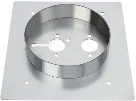 Piastra di Montaggio del Riscaldatore,Riscaldatore Diesel, Riscaldatore D'Aria Antiruggine Ad Alta Resistenza Planare in Acciaio Galvanizzato a Torretta Per Riscaldatori da Parcheggio, Piastra di Mon