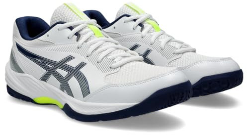 ASICS Herren Gel-Task 4 Sneaker, White Blue Expanse, 43.5 EU