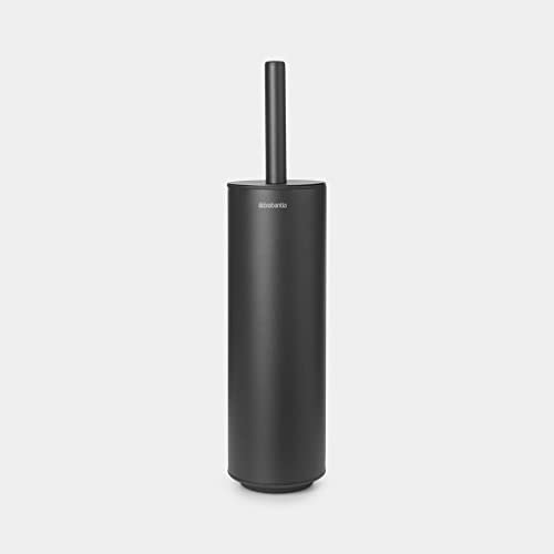 Brabantia Mindset Toilet Brush & Holder, Steel, Mineral Infinite Grey, One Size