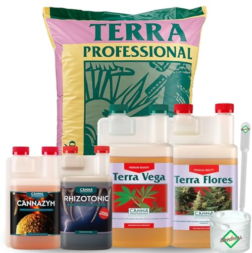 Weedness Canna Terra Prof. 50 L ERDSET Medium – Gödningsmedel set jord Medium