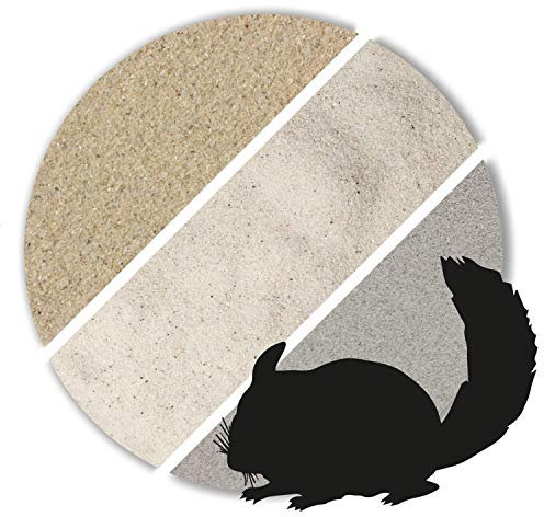 Anbobo 1 kg - 25 kg Chinchillasand Badesand hocherhitzt keimfrei samtweich beige (Probe)