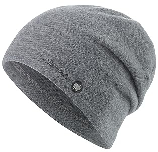 Sterntaler Slouch-Beanie Pur Wolle Cappellino, Argento Melange, 51 cm Unisex-Bimbi
