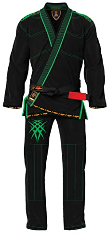 Jaguar Classic - Brazilian Jiu Jitsu BJJ Kimono Gi Uniform - Kids Adults Unisex IBJJF Compliant (Black, A-0), (J-Classic-2022)