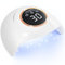 LadyMisty 72W UV LED Nail Lamp Light Dryer for Nails Gel Polish with 18 Beads 3 Timer Setting & LCD Touch Display Screen, Auto Sensor, Professional Nails, White