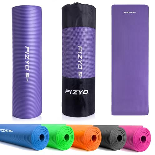 Yogamatte Gymnastikmatte Fitnessmatte Trainingsmatte, Isomatte, Erholung und Entspannung, Yogamatte rutschfest dicker NBR-Foam, Synthetischer Kautschuk
