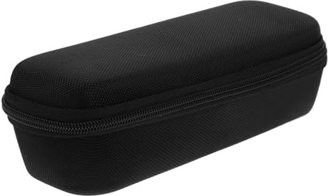 ibasenice Étui Rigide De Rangement pour Microphone Portable avec Fermeture Éclair Organisateur De Voyage Léger pour Deux Micros Et Accessoires Dimensions 9.25X3.74X2.95 Pouces